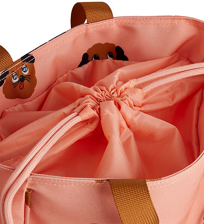 Mini Rodini Taske - Doggies - Pink