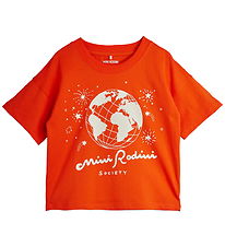 Mini Rodini T-shirt - Society - Rød Mini Rodini T-shirt - Society - Rød