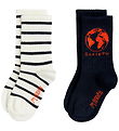 Mini Rodini Socks - 2-Pack - Society - Blue
