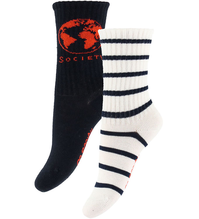 Mini Rodini Strømper - 2-pak - Society - Blå