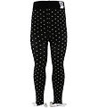 Mini Rodini Leggings - Polka Dot Lace - Sort Mini Rodini Leggings - Polka Dot Lace - Sort