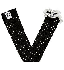 Mini Rodini Leggings - Polka Dot Lace - Sort