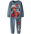Name It Nattøj - 2-delt - NmmOcti - Spider - Flint Stone Name It Nattøj - 2-delt - NmmOcti - Spider - Flint Stone