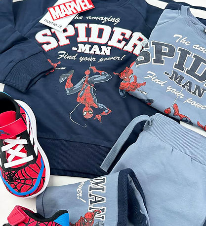 Name It Sweatshirt - NmmObert - Spiderman - Navy Blazer
