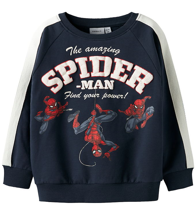 Name It Sweatshirt - NmmObert - Spiderman - Navy Blazer