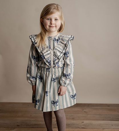 Hanevild Nederdel - Denim - Bow - Rainy