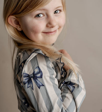 Hanevild Blouse - Denim - Bow - Rainy