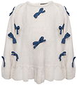 Hanevild Bluse - Strik - Ivory/Bows