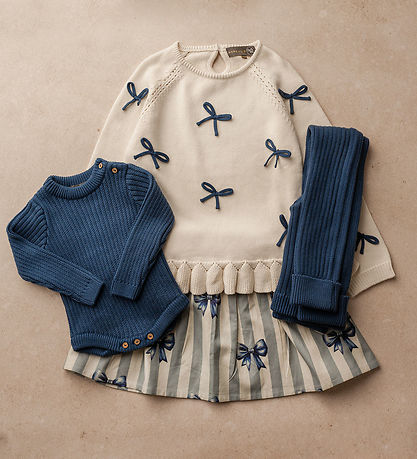 Hanevild Leggins - Strik - Lynge - Ensign Blue