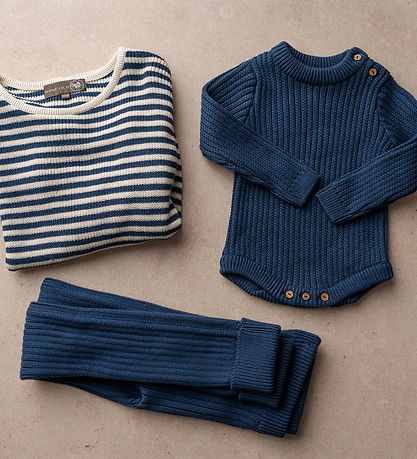 Hanevild Leggins - Strik - Lynge - Ensign Blue