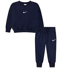 Nike Sweatsæt - Essential  - Midnight Navy