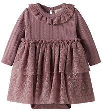 Lil Atelier Kjolebody l/æ - NbfRobelle - Nostalgia Rose