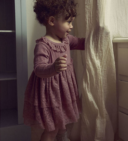 Lil' Atelier Kjolebody l/æ - NbfRobelle - Nostalgia Rose