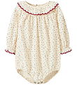 Lil Atelier Body l/æ - NbfRasia - Turtledove/Red Dahlia
