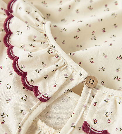 Lil' Atelier Body l/æ - NbfRasia - Turtledove/Red Dahlia