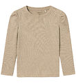 Name It Bluse - Rib - NmfSiclo - Glitter - Cement Name It Bluse - Rib - NmfSiclo - Glitter - Cement