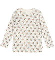 Konges Sløjd Bluse - Minnie - Verona Blue m. Hulmønster