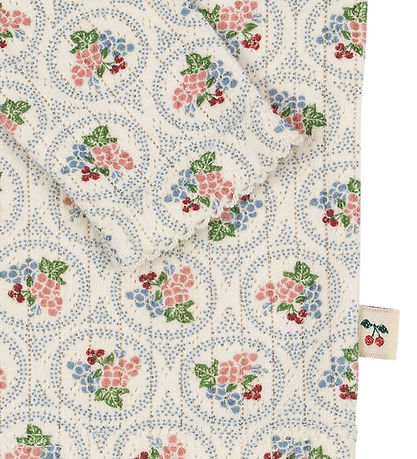 Konges Sløjd Bluse - Minnie - Verona Blue m. Hulmønster