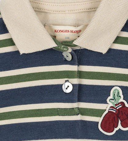 Konges Sløjd Polobody l/æ - Spotty - Spellbound Stripe
