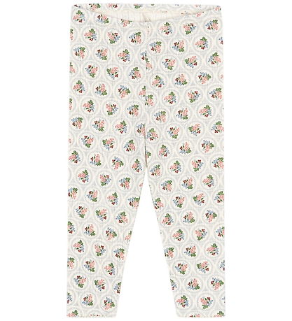 Konges Sløjd Leggings - Minnie - Verona Blues m. Hulmønster