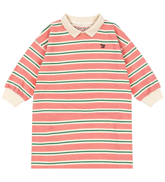 Konges Sløjd Sweatkjole - Spotty - Blush Bound Stripe