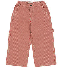 Konges Sløjd Bukser - Denim - Luc - Milk Rouge Stripe