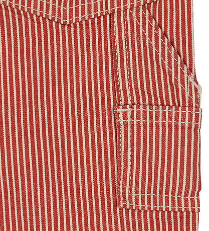 Konges Sløjd Bukser - Denim - Luc - Milk Rouge Stripe