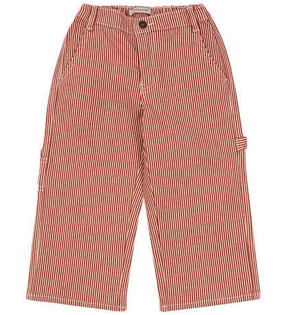 Konges Sløjd Bukser - Denim - Luc - Milk Rouge Stripe