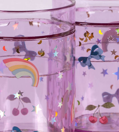Konges Sløjd Glitterkopper - 2-pak - Rainbow Twinkle