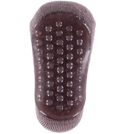 MP Strømper m. Antiskrid - Uld - Dark Purple Dove