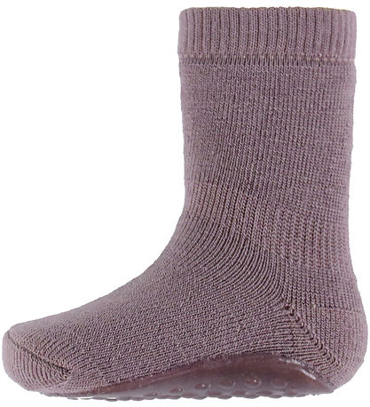 MP Strømper m. Antiskrid - Uld - Dark Purple Dove MP Strømper m. Antiskrid - Uld - Dark Purple Dove