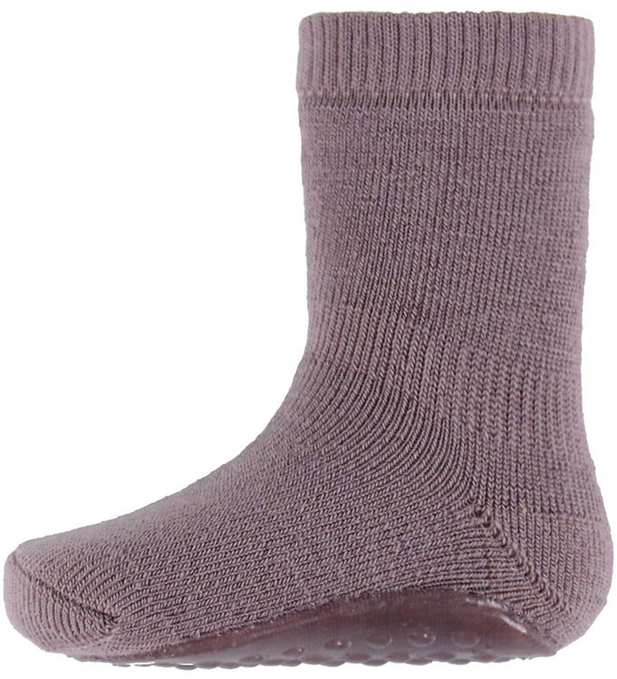 MP Strømper m. Antiskrid - Uld - Dark Purple Dove