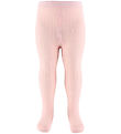 MP Strømpebukser - Uld - Rib - Light Pink