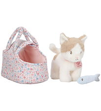 Little Dutch Plys Katten Marley i Taske - White