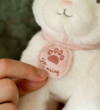 Little Dutch Plys Katten Marley i Taske - White