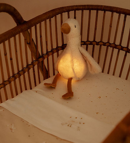 Little Dutch Natlys m. Beroligende Lyde - Baby Goose - White