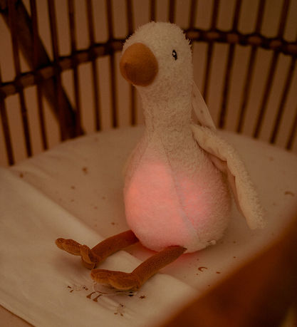 Little Dutch Natlys m. Beroligende Lyde - Baby Goose - White