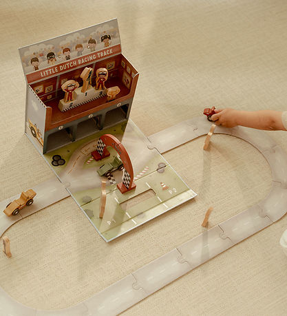 Little Dutch Racerbane - Træ - Multi