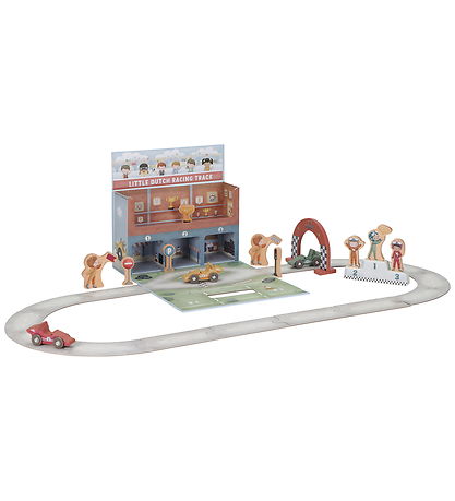 Little Dutch Racerbane - Træ - Multi