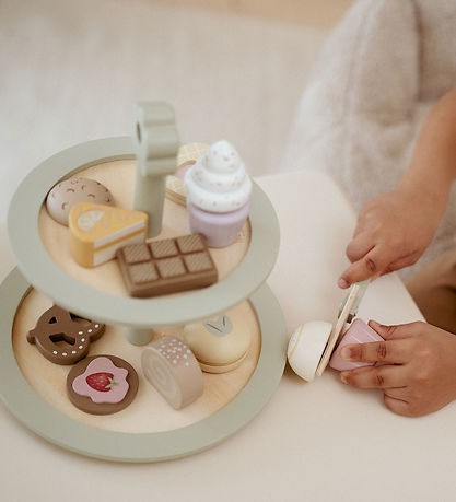 Little Dutch Kagefad - Træ - 19 Dele - Multi Little Dutch Kagefad - Træ - 19 Dele - Multi