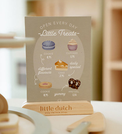 Little Dutch Kagefad - Træ - 19 Dele - Multi Little Dutch Kagefad - Træ - 19 Dele - Multi