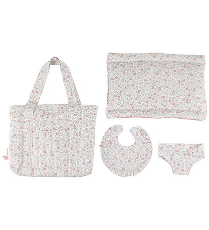 Little Dutch Dukke Pusletaske - 4 Dele - Pink
