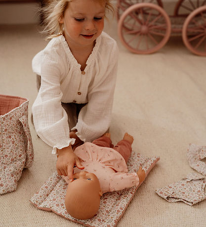 Little Dutch Dukke Pusletaske - 4 Dele - Pink
