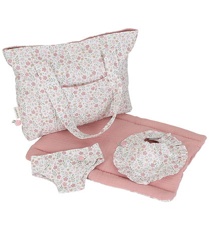 Little Dutch Dukke Pusletaske - 4 Dele - Pink