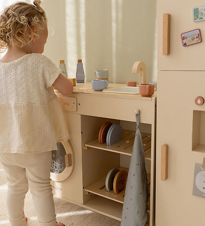 Little Dutch Opvaskemaskine - Træ - Hvid