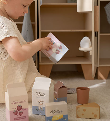 Little Dutch Køleskab - Træ - Hvid Little Dutch Køleskab - Træ - Hvid