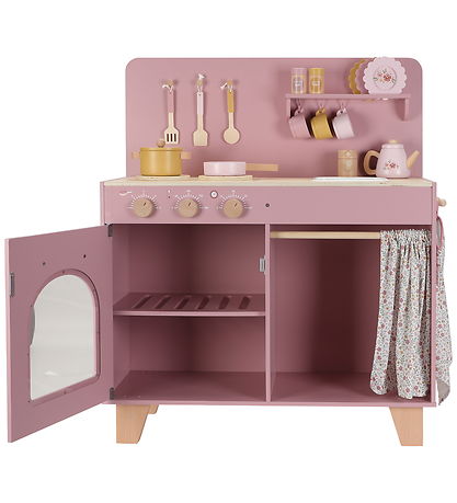 Little Dutch Legekøkken - Træ - Pink Little Dutch Legekøkken - Træ - Pink