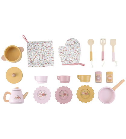 Little Dutch Legekøkken - Træ - Pink Little Dutch Legekøkken - Træ - Pink