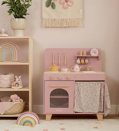 Little Dutch Legekøkken - Træ - Pink Little Dutch Legekøkken - Træ - Pink