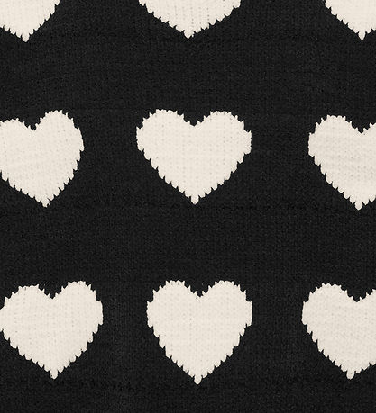 Kids Only Bluse - Strik - KogSus - Black/Heart/Egret